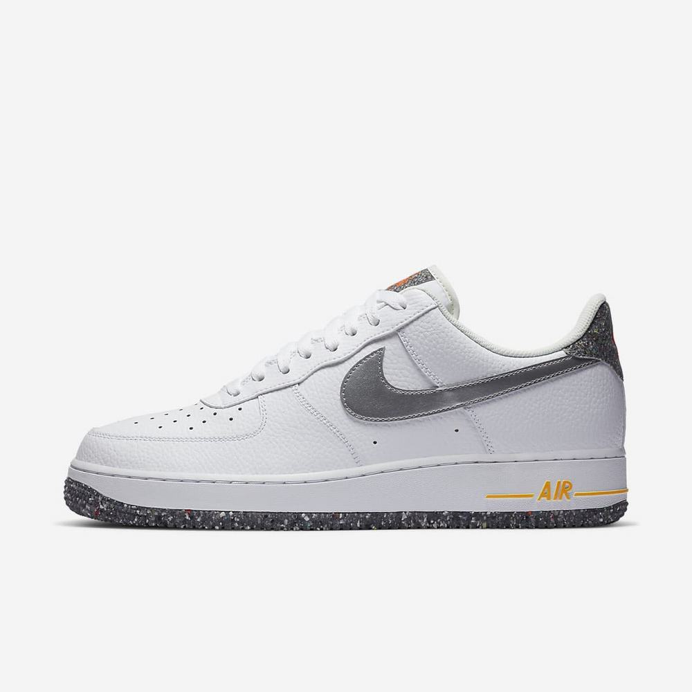 Sneakers Nike Air Force 1 '07 LV8 Blanche 4982-351 White/Total Orange/Laser Orange/Metallic Silver Homme | FTQ-70292767